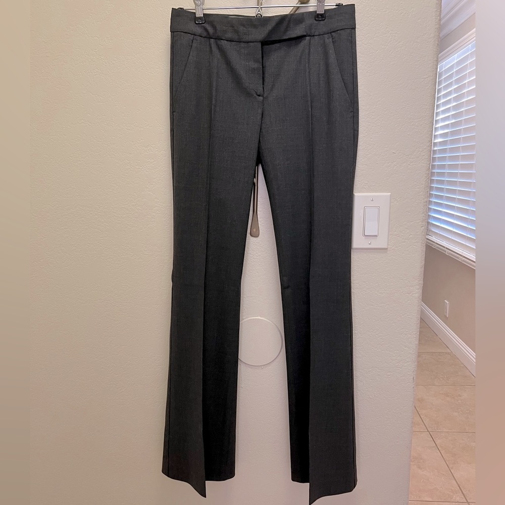 Theory wide leg trousers, gray, size 2